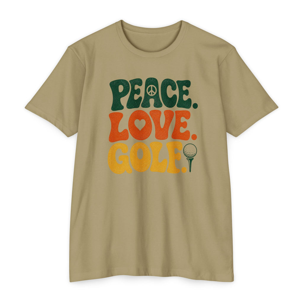 Peace. Love. Golf. Type T-Shirt