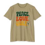 Peace. Love. Golf. Type T-Shirt