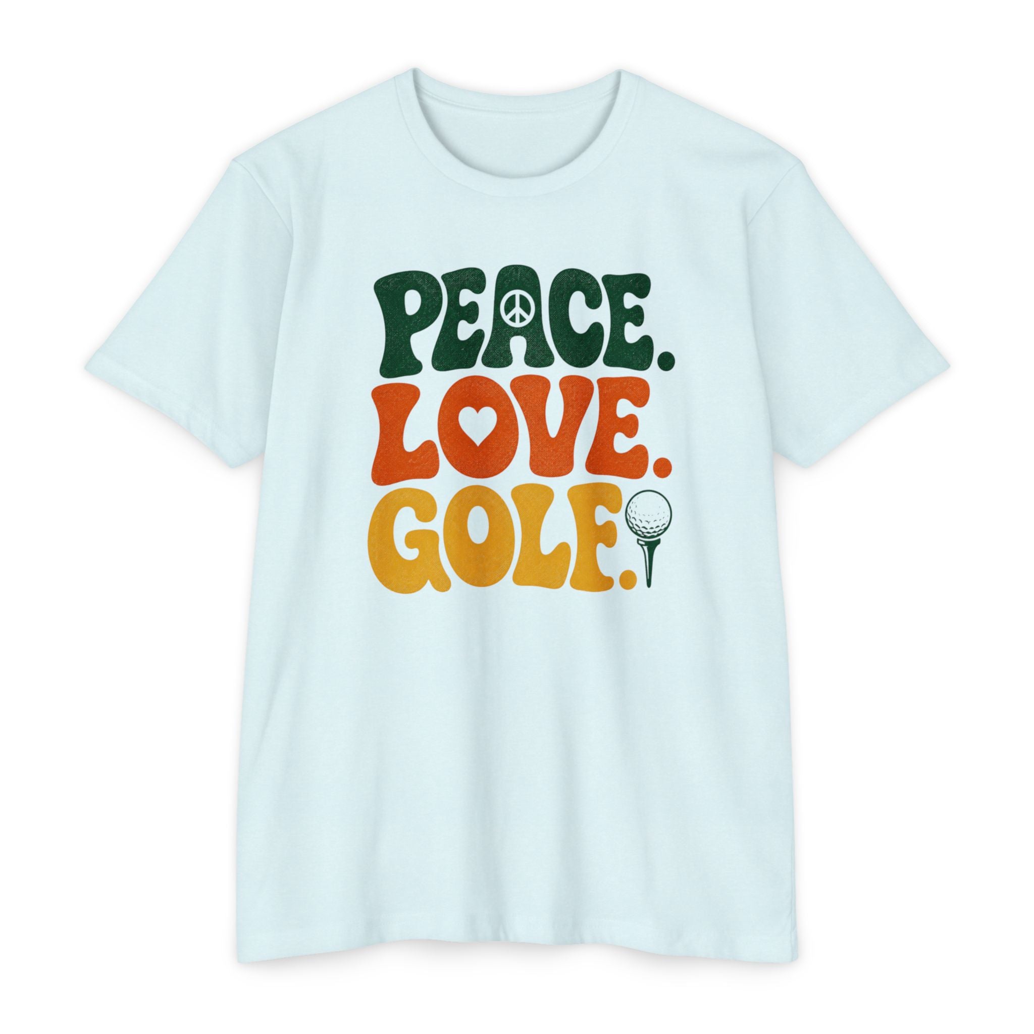 Peace. Love. Golf. Type T-Shirt