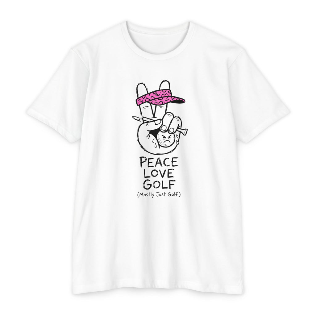 Peace, Love, Golf T-Shirt