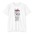 Peace, Love, Golf T-Shirt