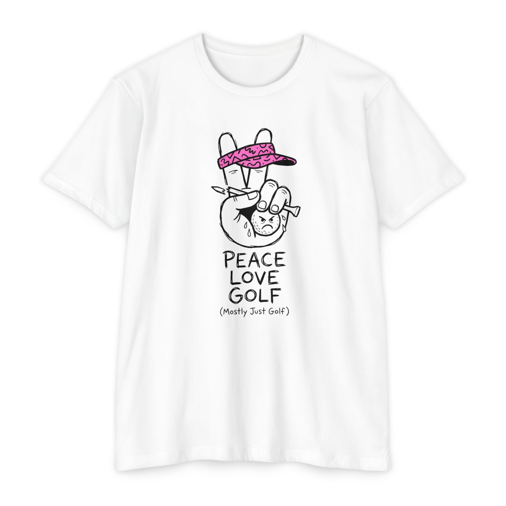 Peace, Love, Golf T-Shirt