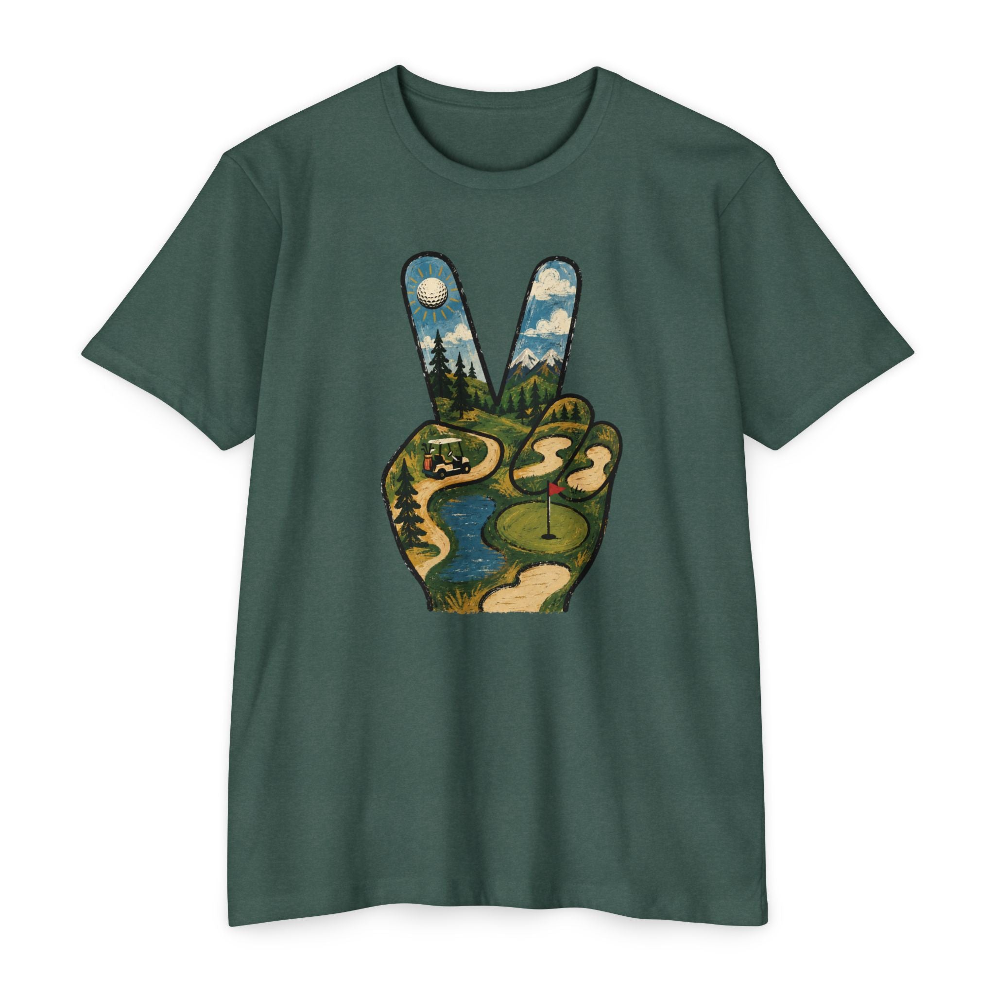 Peace Sign Hand T-Shirt
