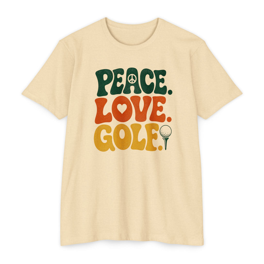Peace. Love. Golf. Type T-Shirt
