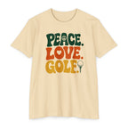 Peace. Love. Golf. Type T-Shirt
