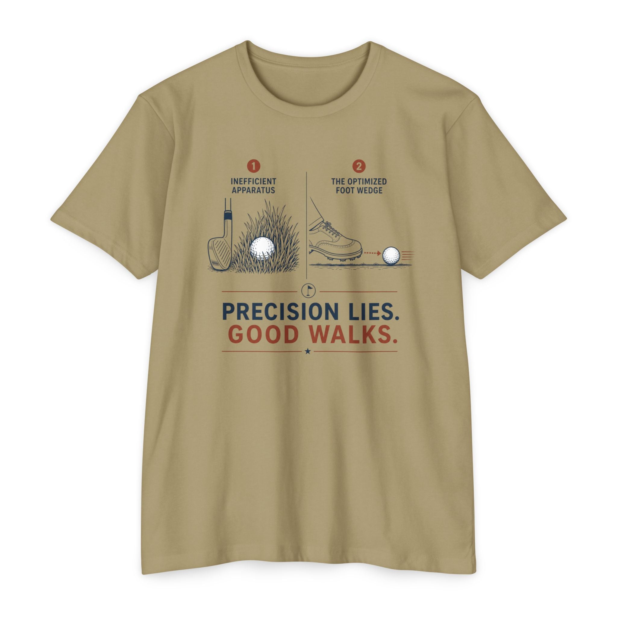 Precision Lies. Good Walks. T-Shirt