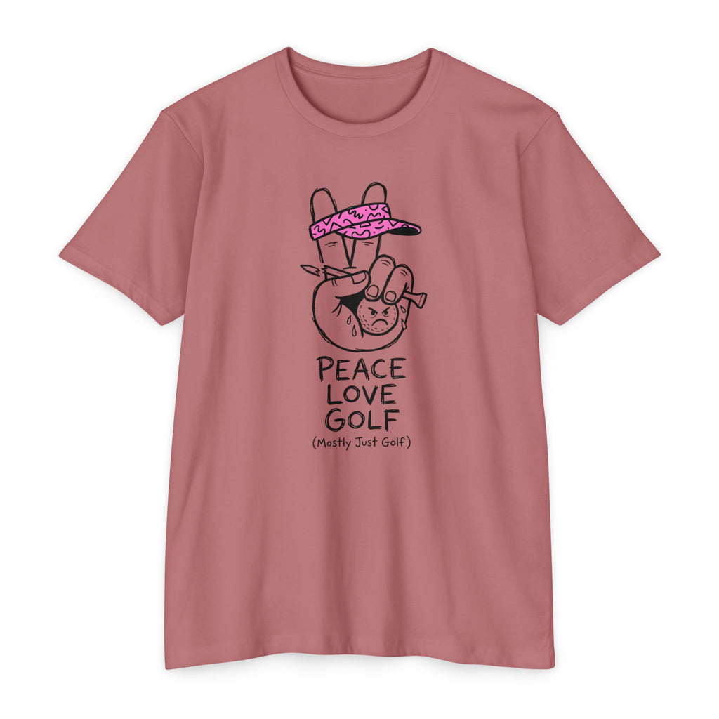 Peace, Love, Golf T-Shirt