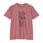 Peace, Love, Golf T-Shirt