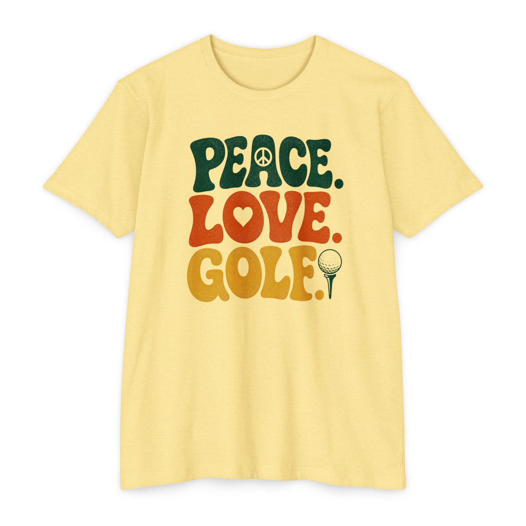 Peace. Love. Golf. Type T-Shirt