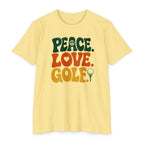 Peace. Love. Golf. Type T-Shirt