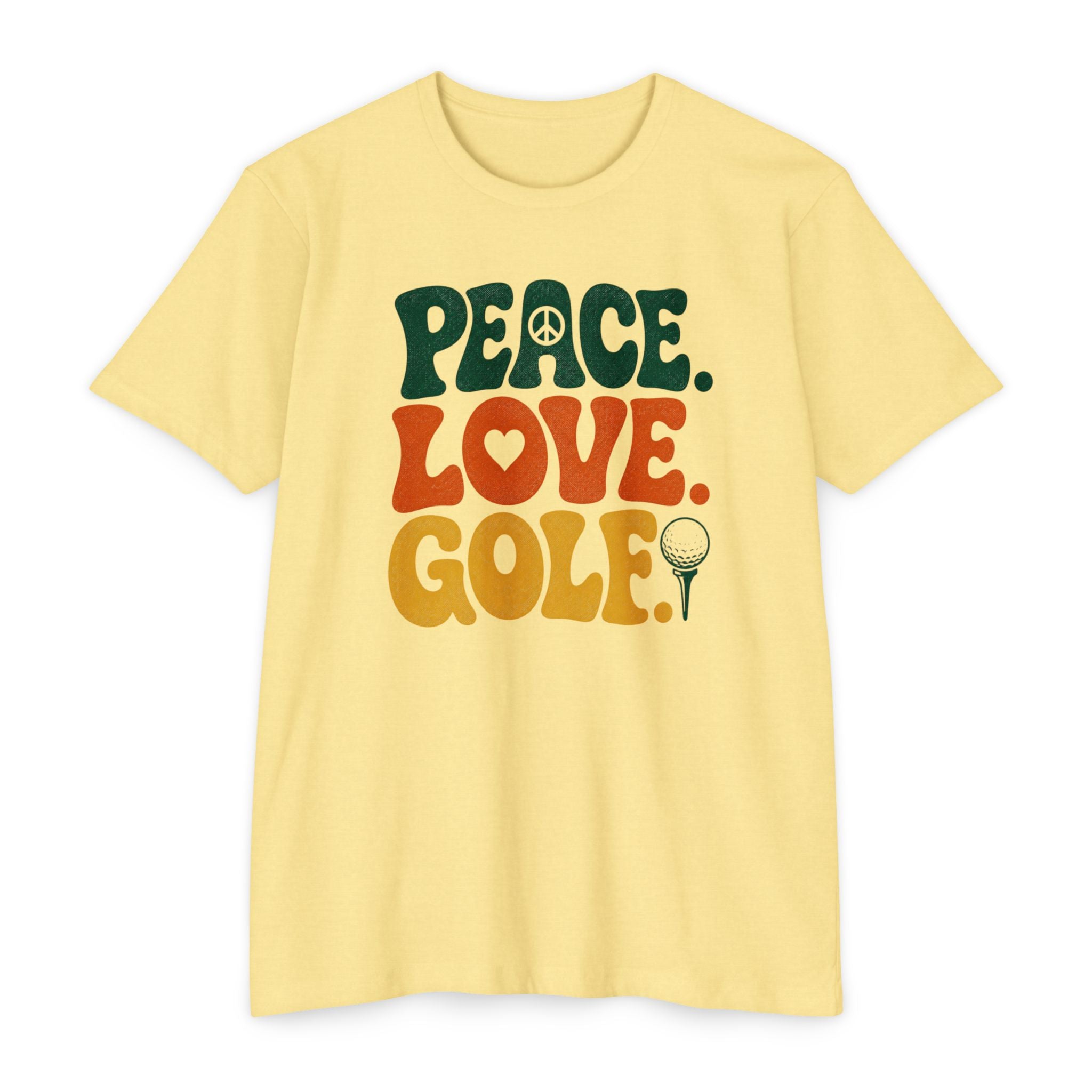 Peace. Love. Golf. Type T-Shirt