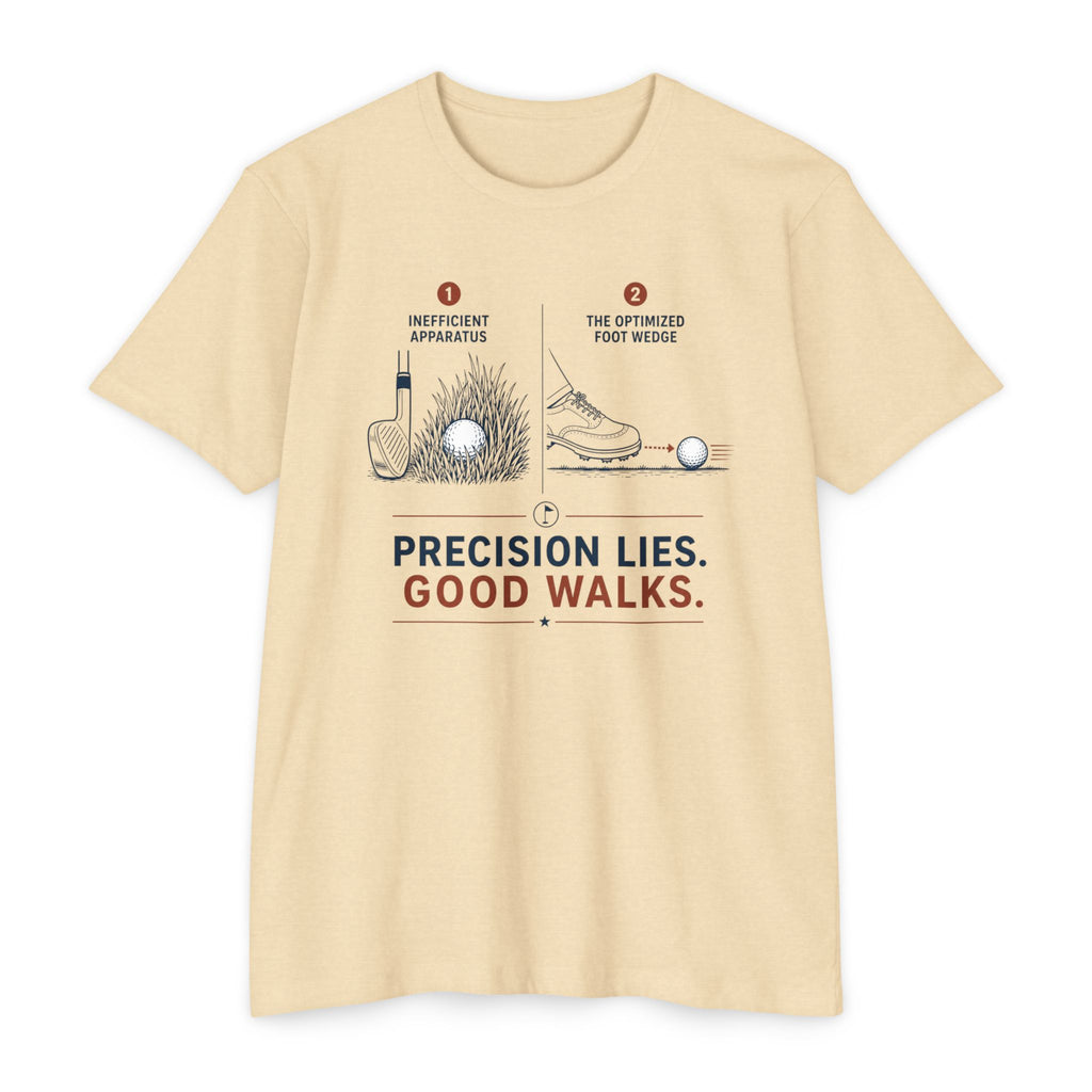 Precision Lies. Good Walks. T-Shirt