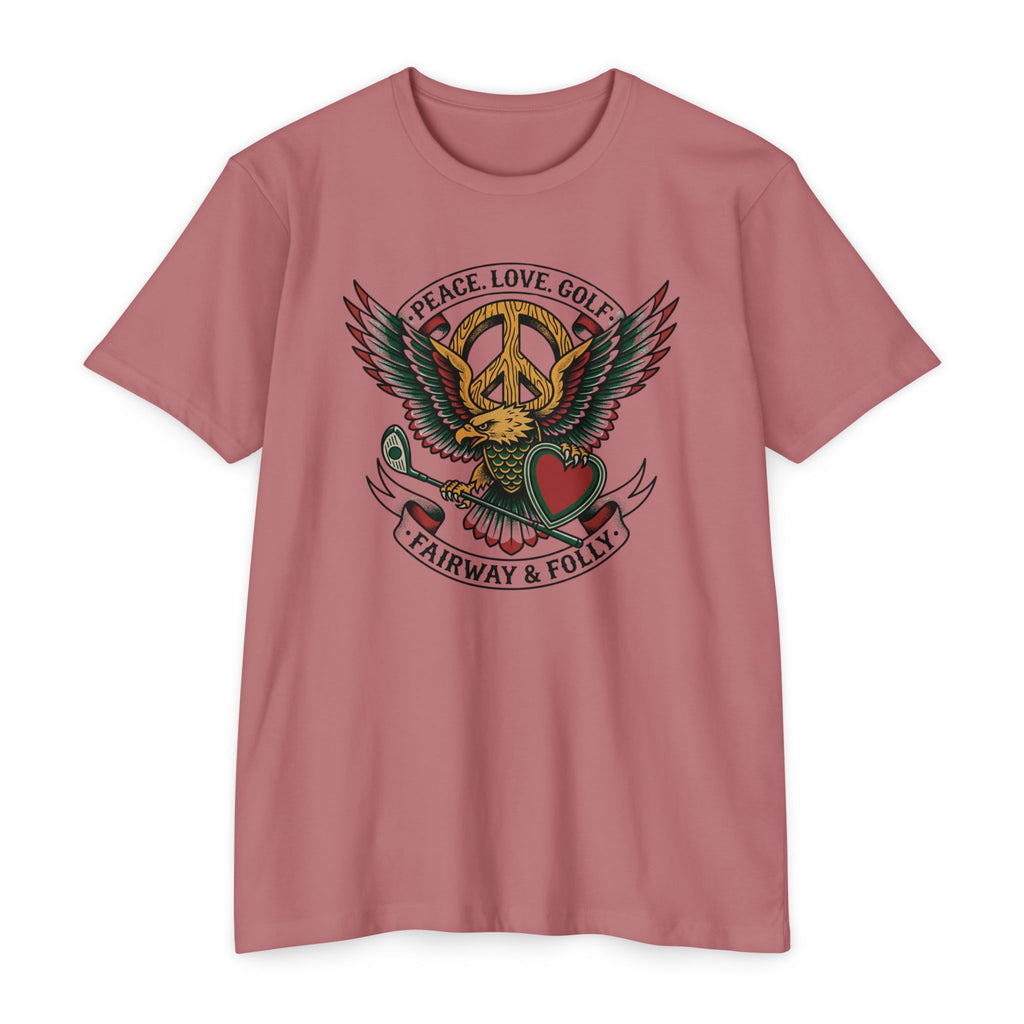 Peace. Love. Golf. Crest T-Shirt