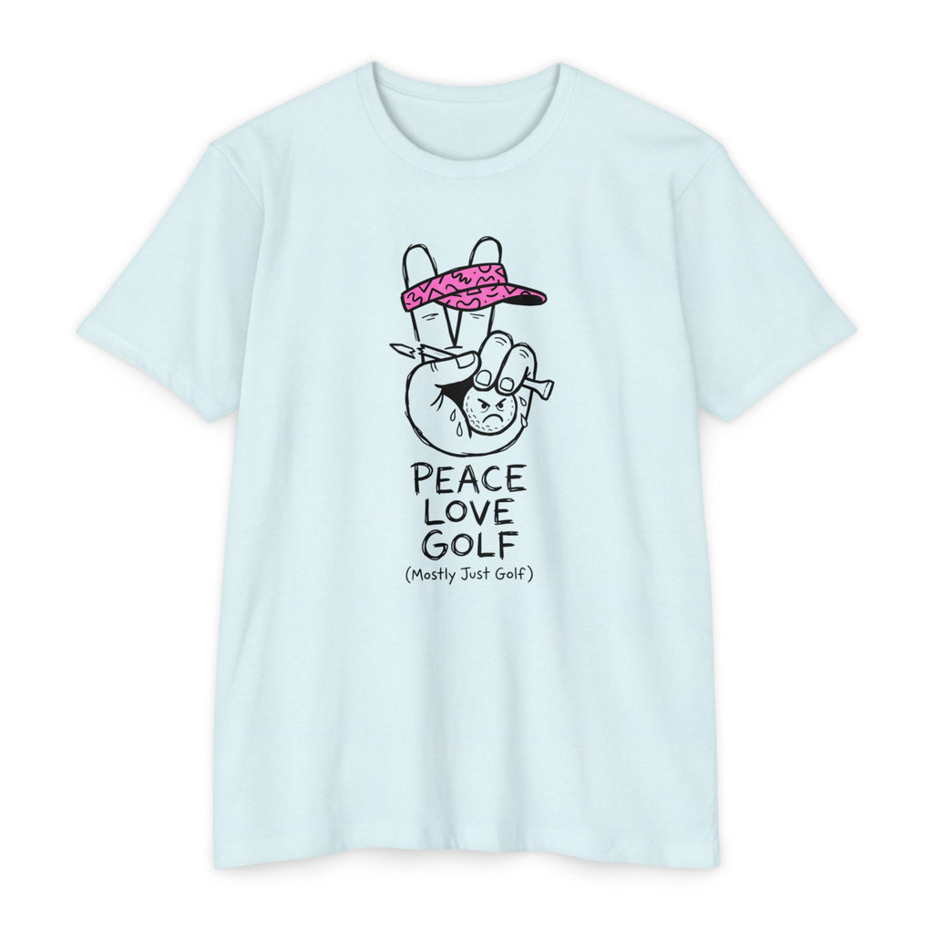 Peace, Love, Golf T-Shirt