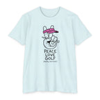 Peace, Love, Golf T-Shirt
