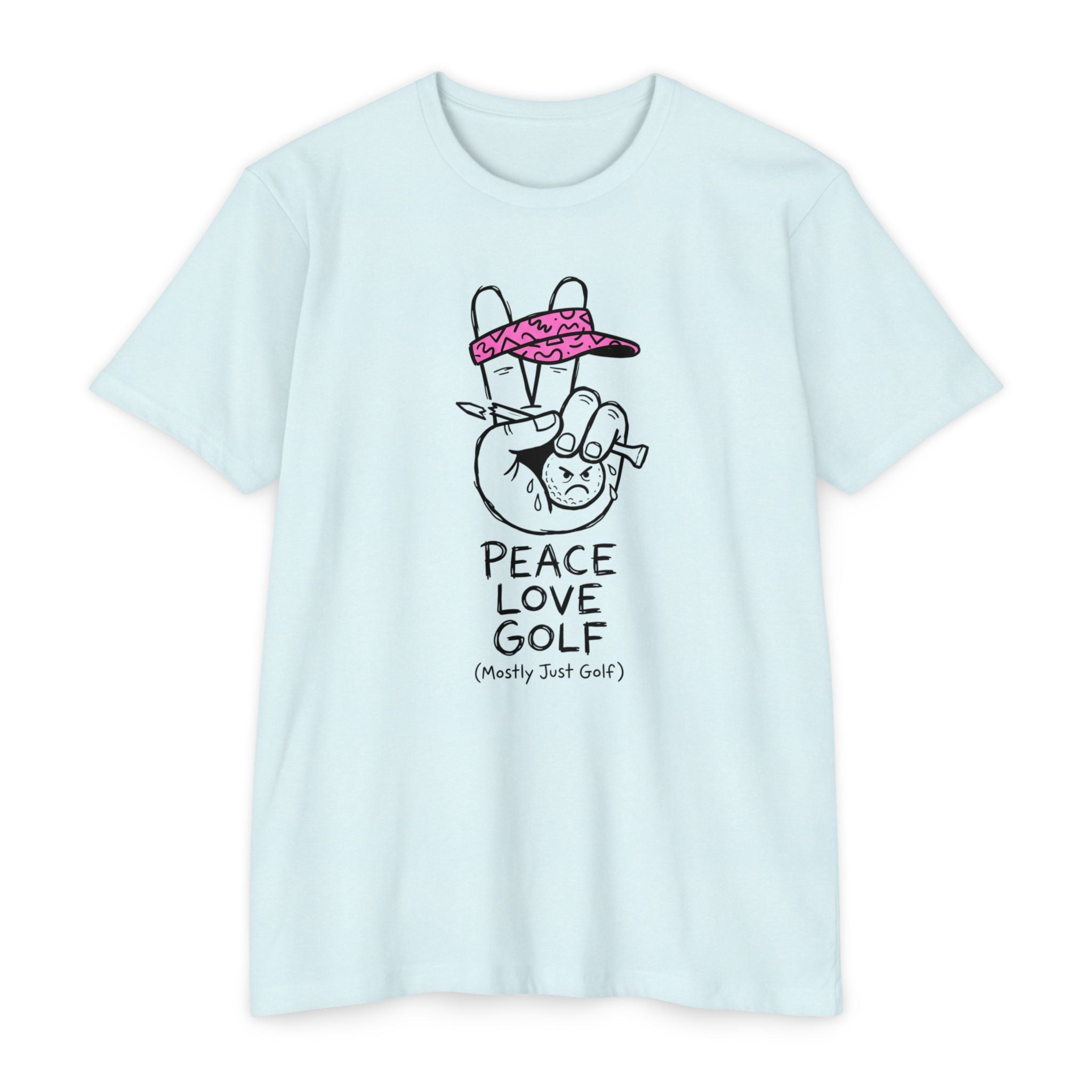 Peace, Love, Golf T-Shirt
