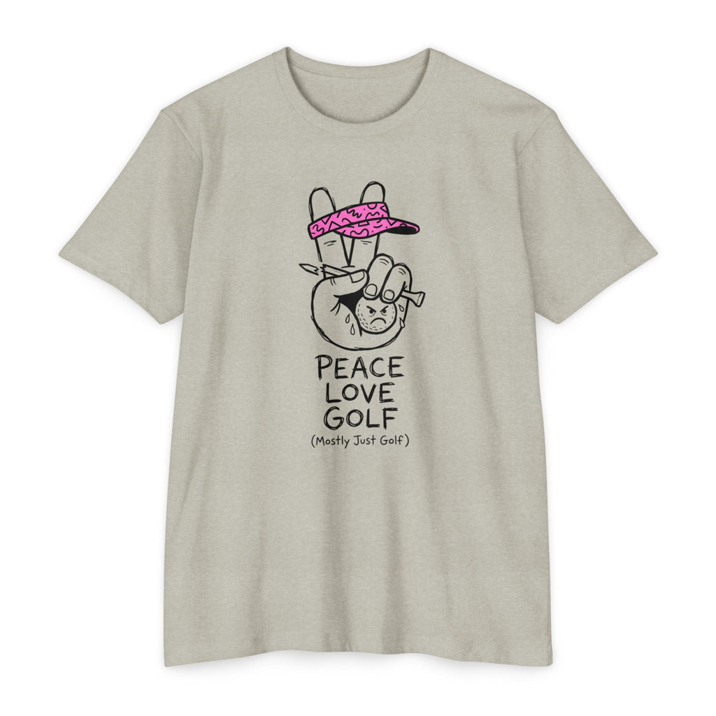 Peace, Love, Golf T-Shirt