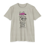 Peace, Love, Golf T-Shirt