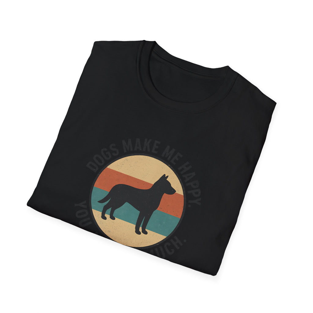 Dogs Make Me Happy T-Shirt