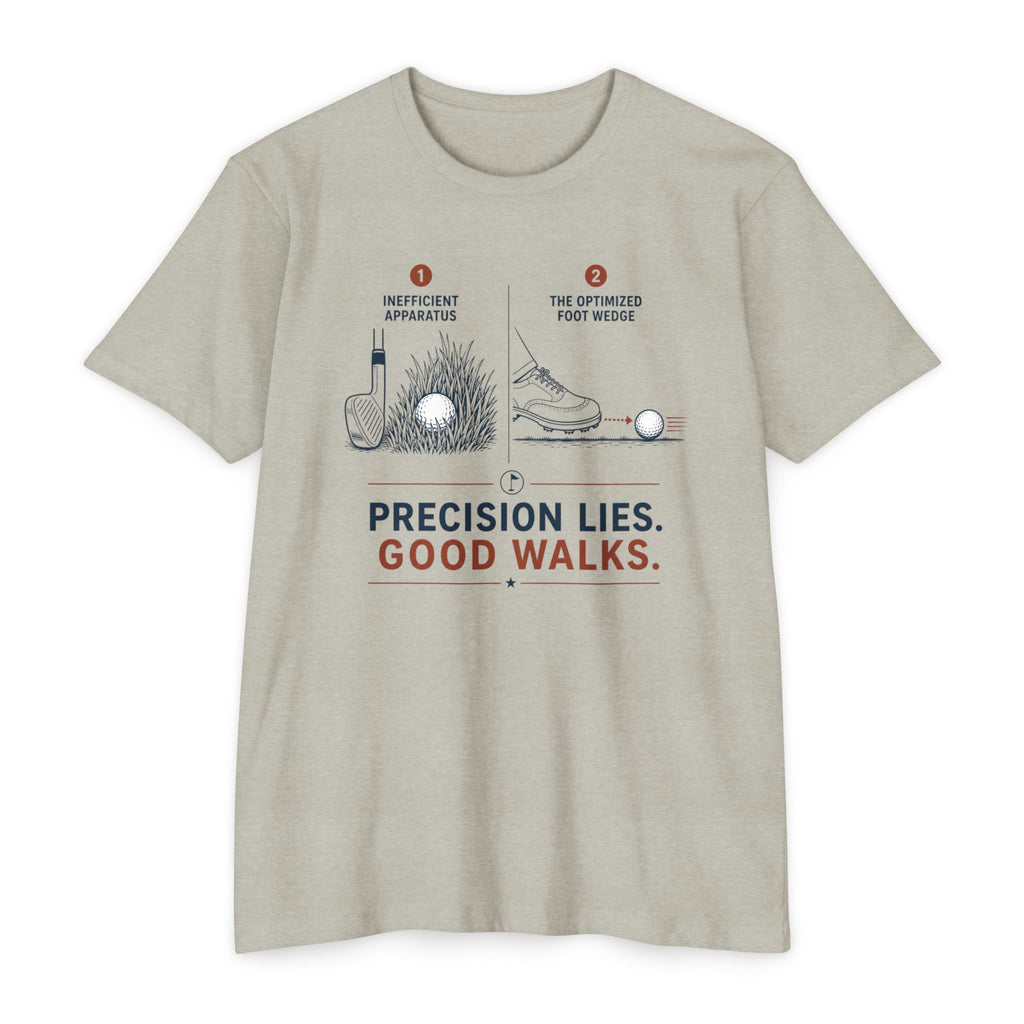 Precision Lies. Good Walks. T-Shirt