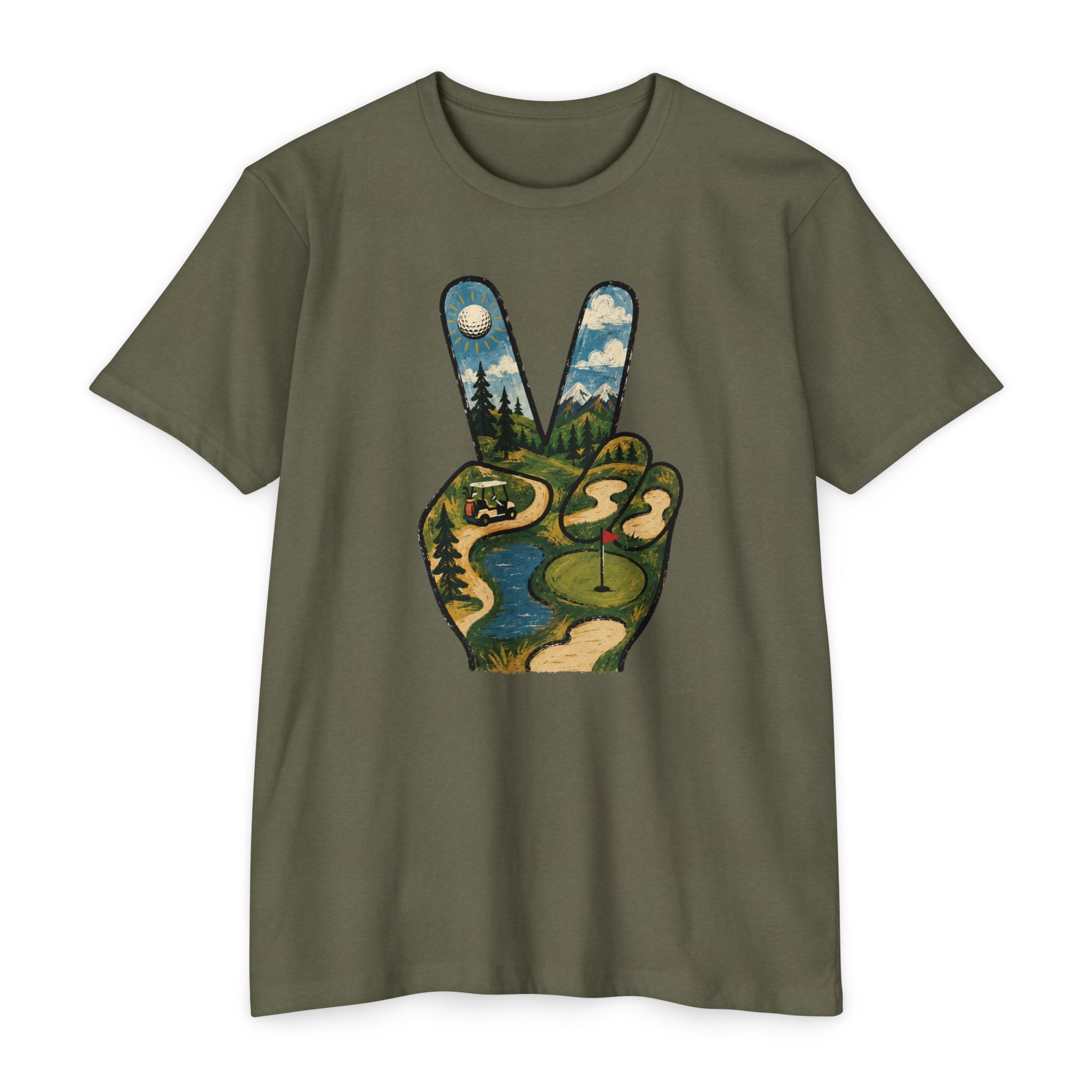 Peace Sign Hand T-Shirt