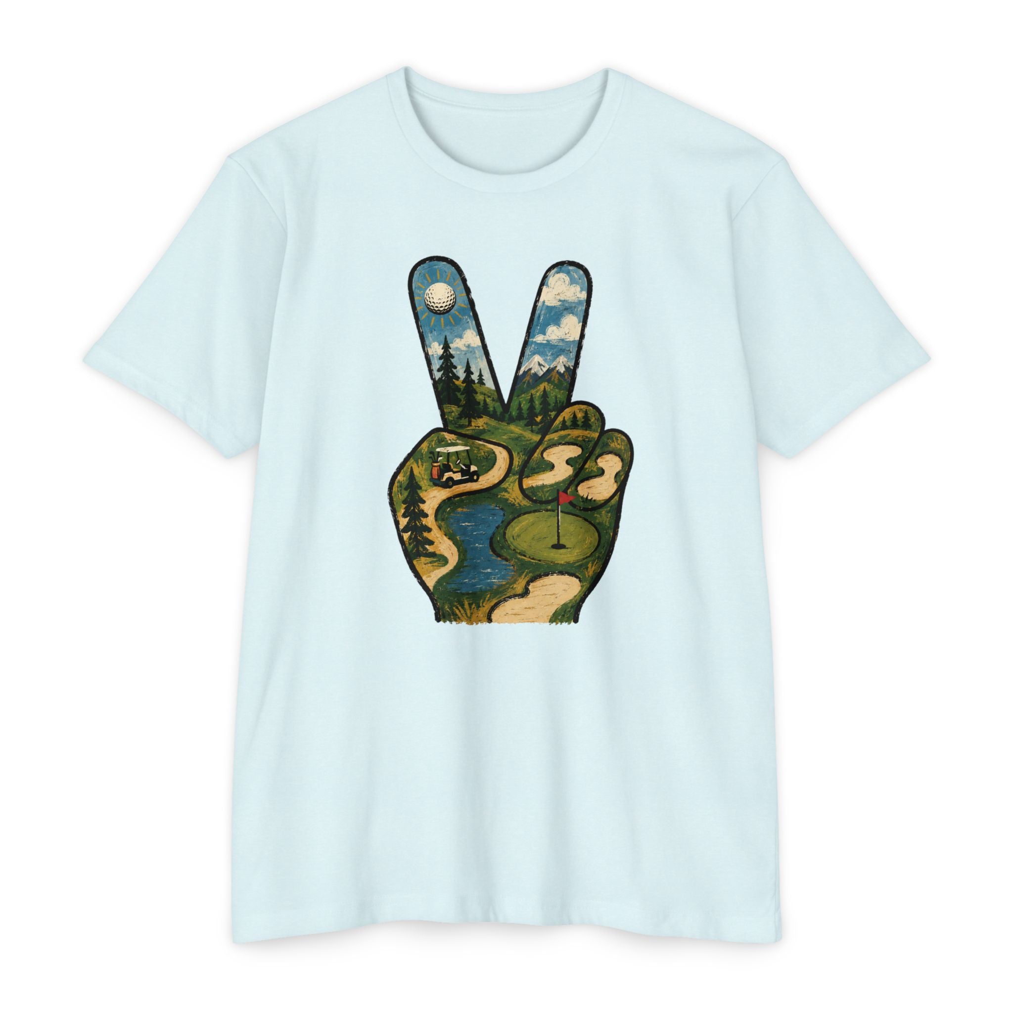 Peace Sign Hand T-Shirt