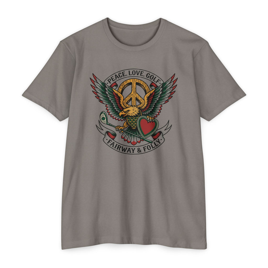 Peace. Love. Golf. Crest T-Shirt