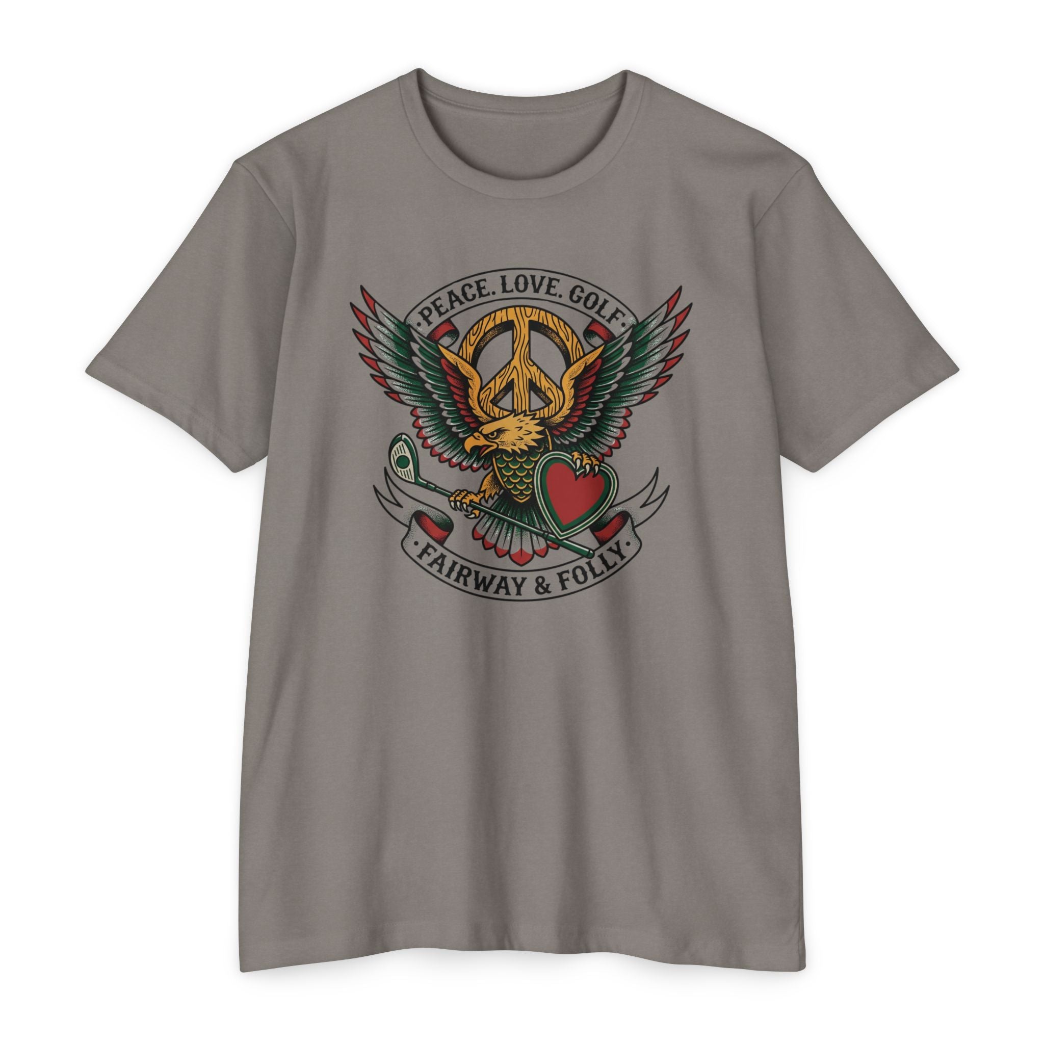 Peace. Love. Golf. Crest T-Shirt