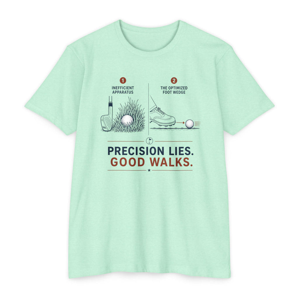 Precision Lies. Good Walks. T-Shirt