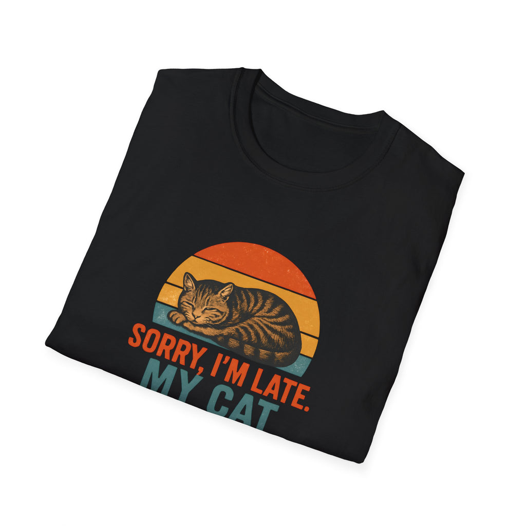 Cat Sleeping On Me T-Shirt