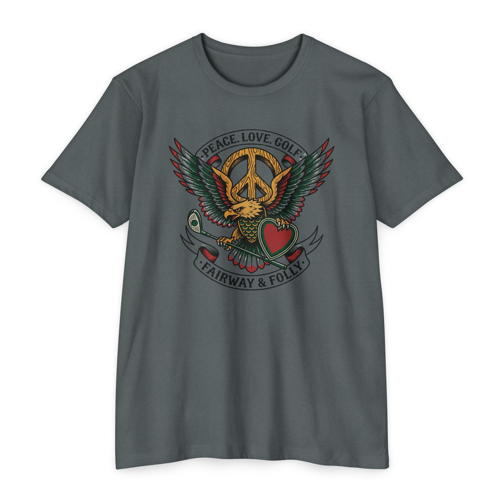 Peace. Love. Golf. Crest T-Shirt