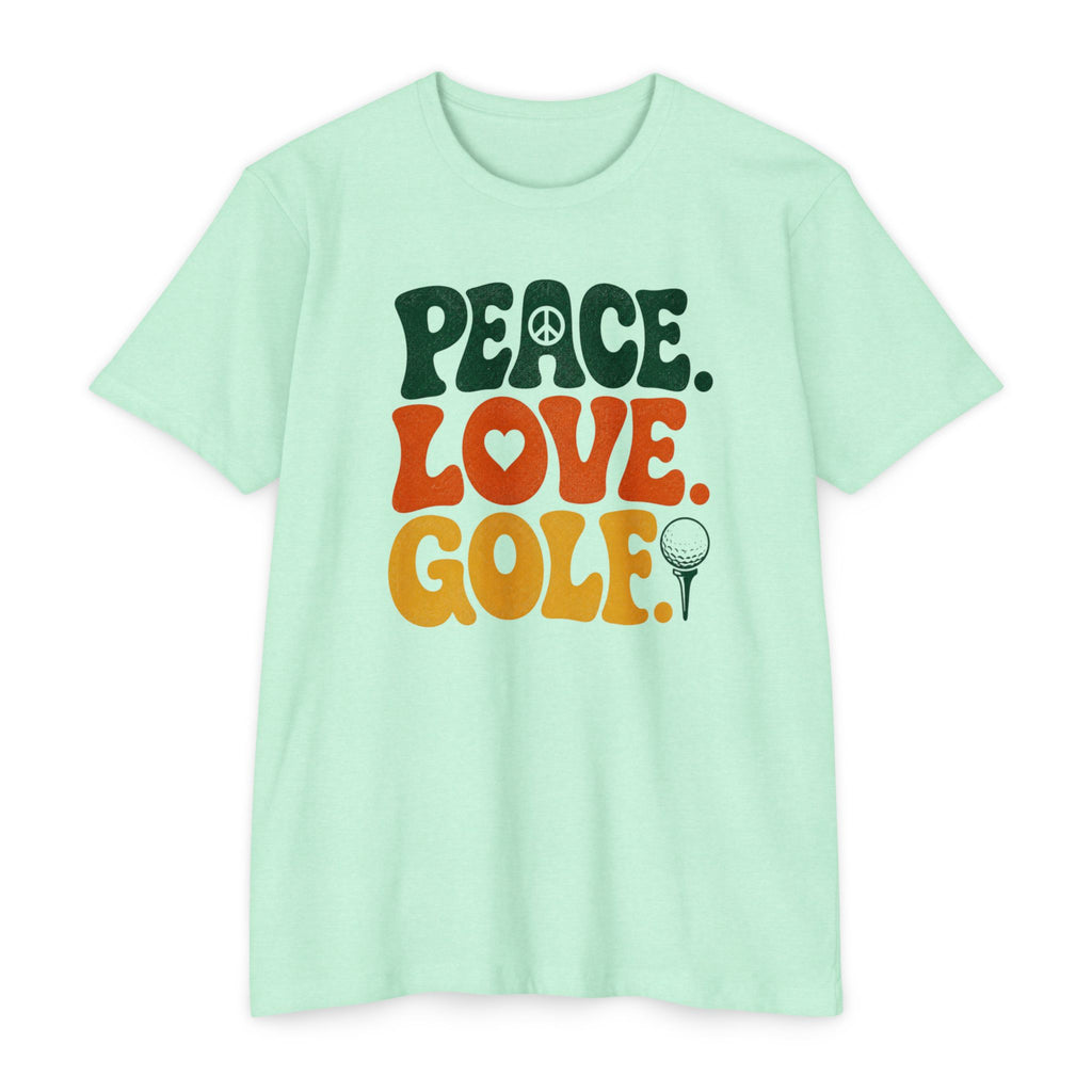 Peace. Love. Golf. Type T-Shirt