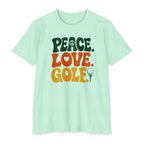 Peace. Love. Golf. Type T-Shirt