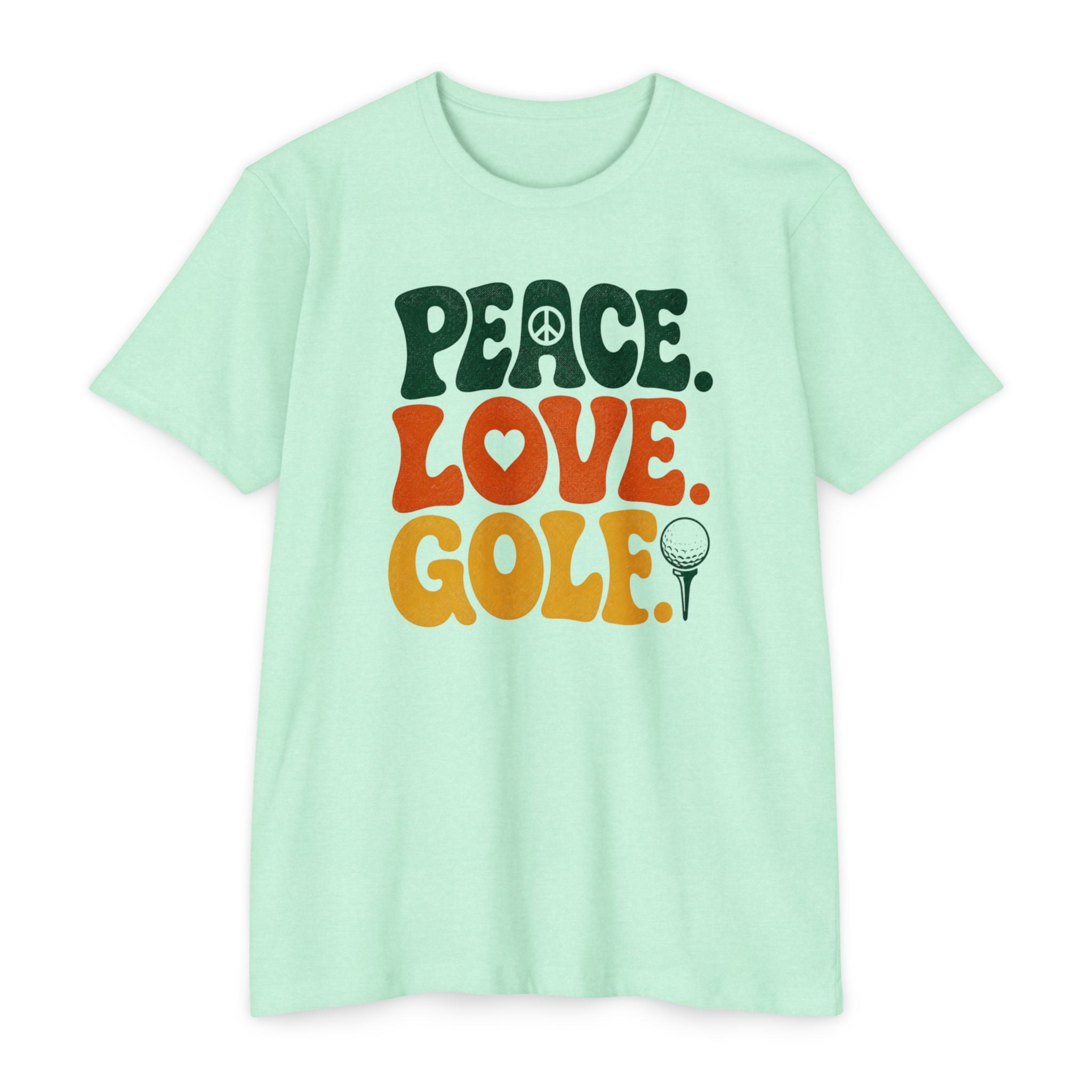 Peace. Love. Golf. Type T-Shirt
