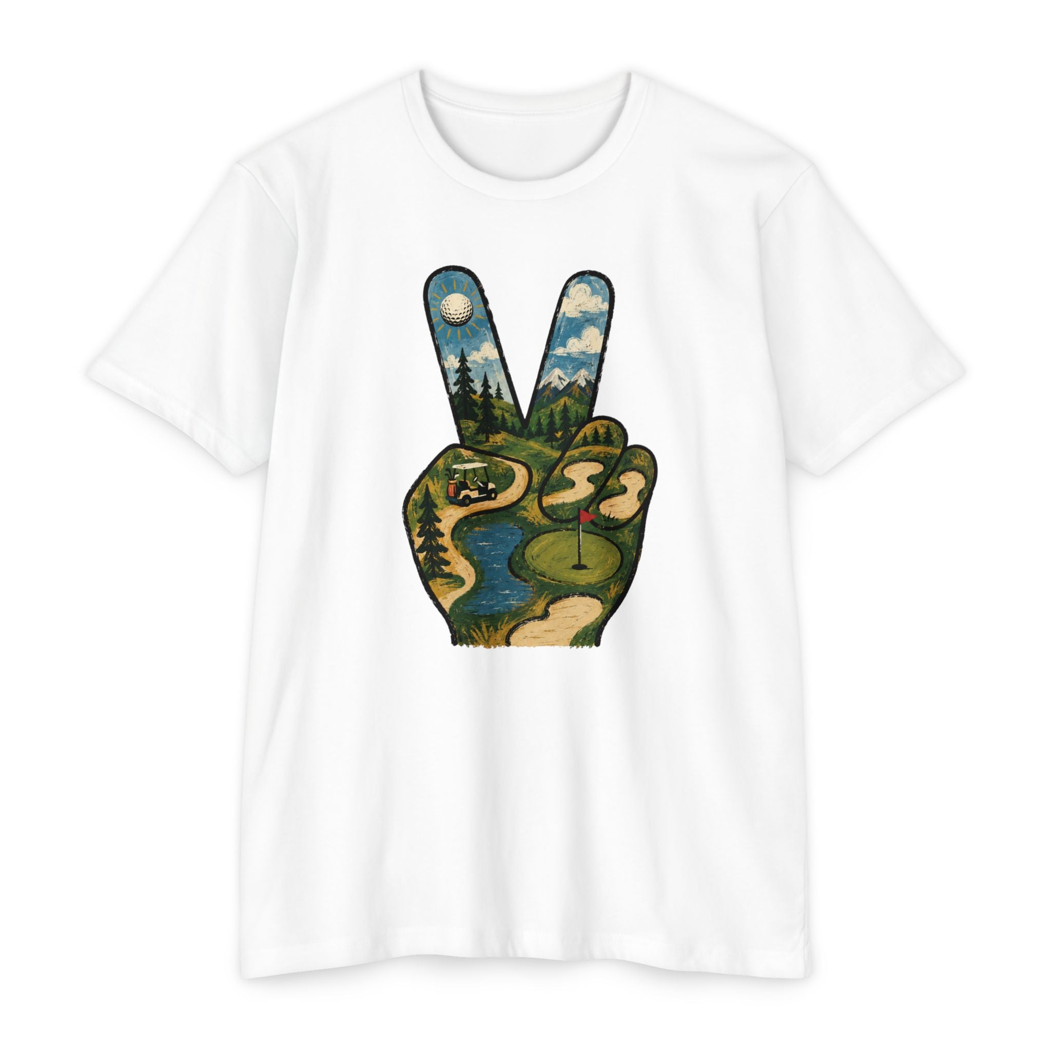 Peace Sign Hand T-Shirt