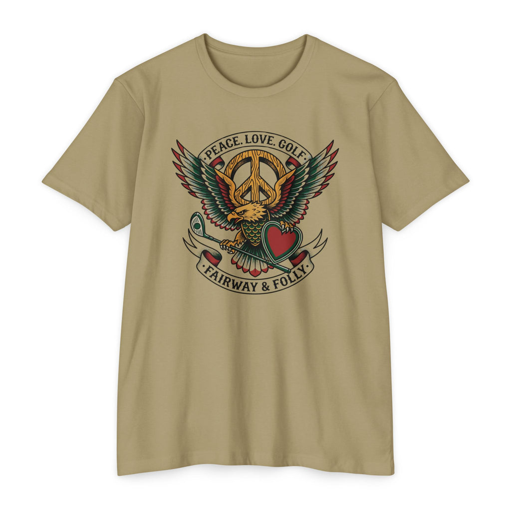 Peace. Love. Golf. Crest T-Shirt