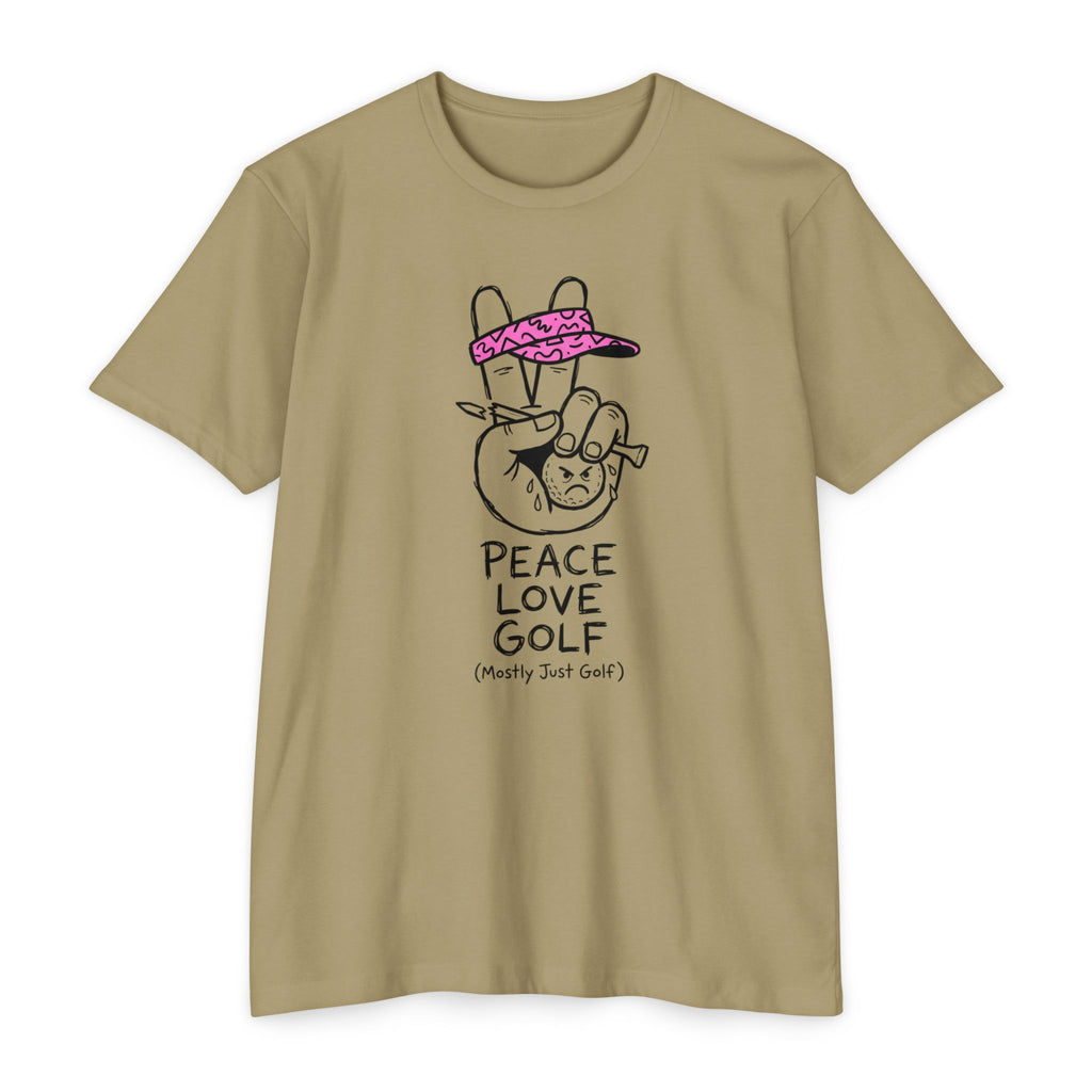 Peace, Love, Golf T-Shirt