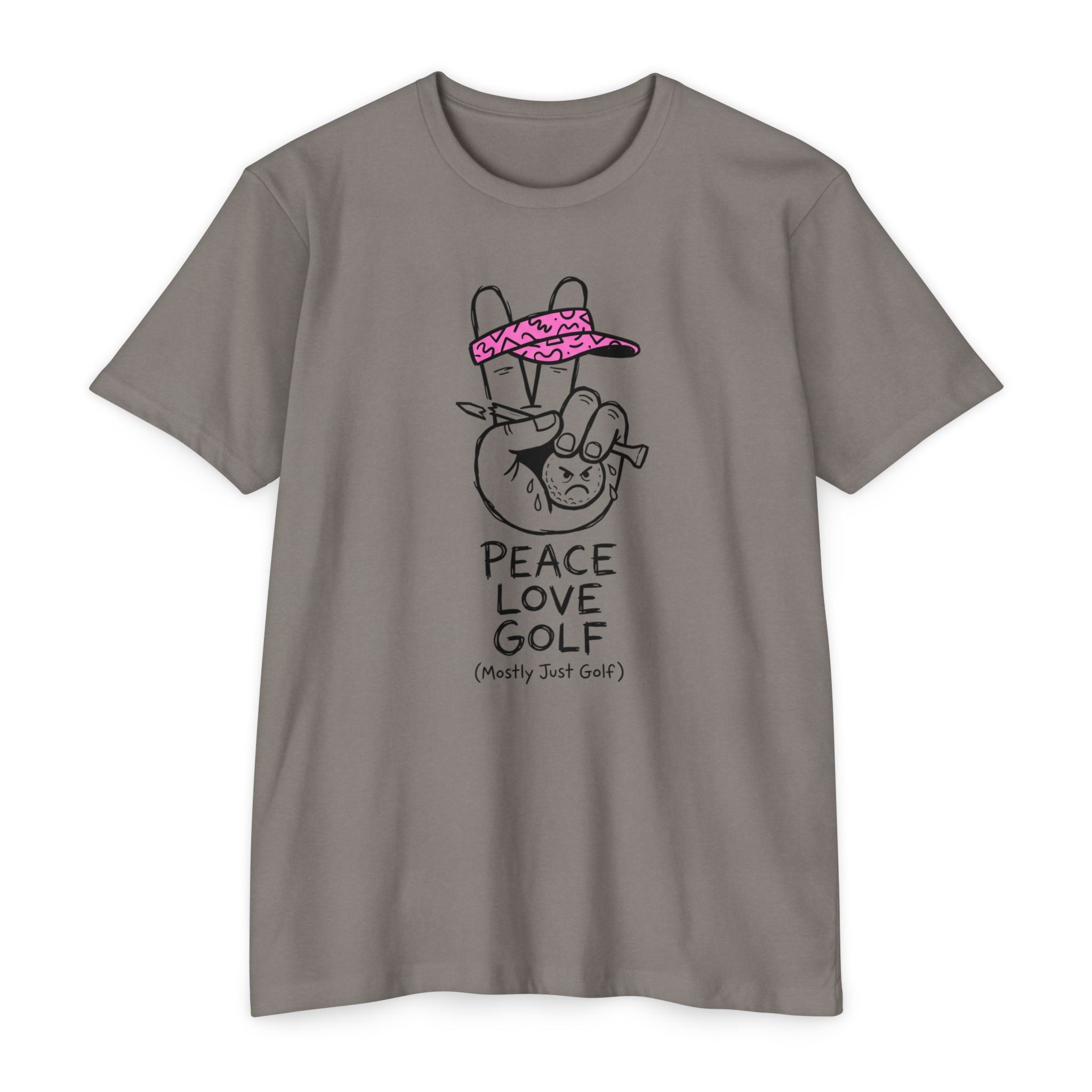 Peace, Love, Golf T-Shirt