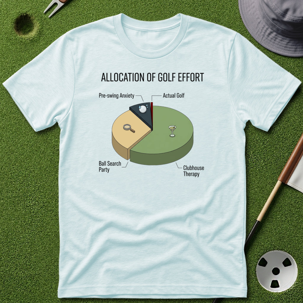 Allocation of Golf Effort T-Shirt
