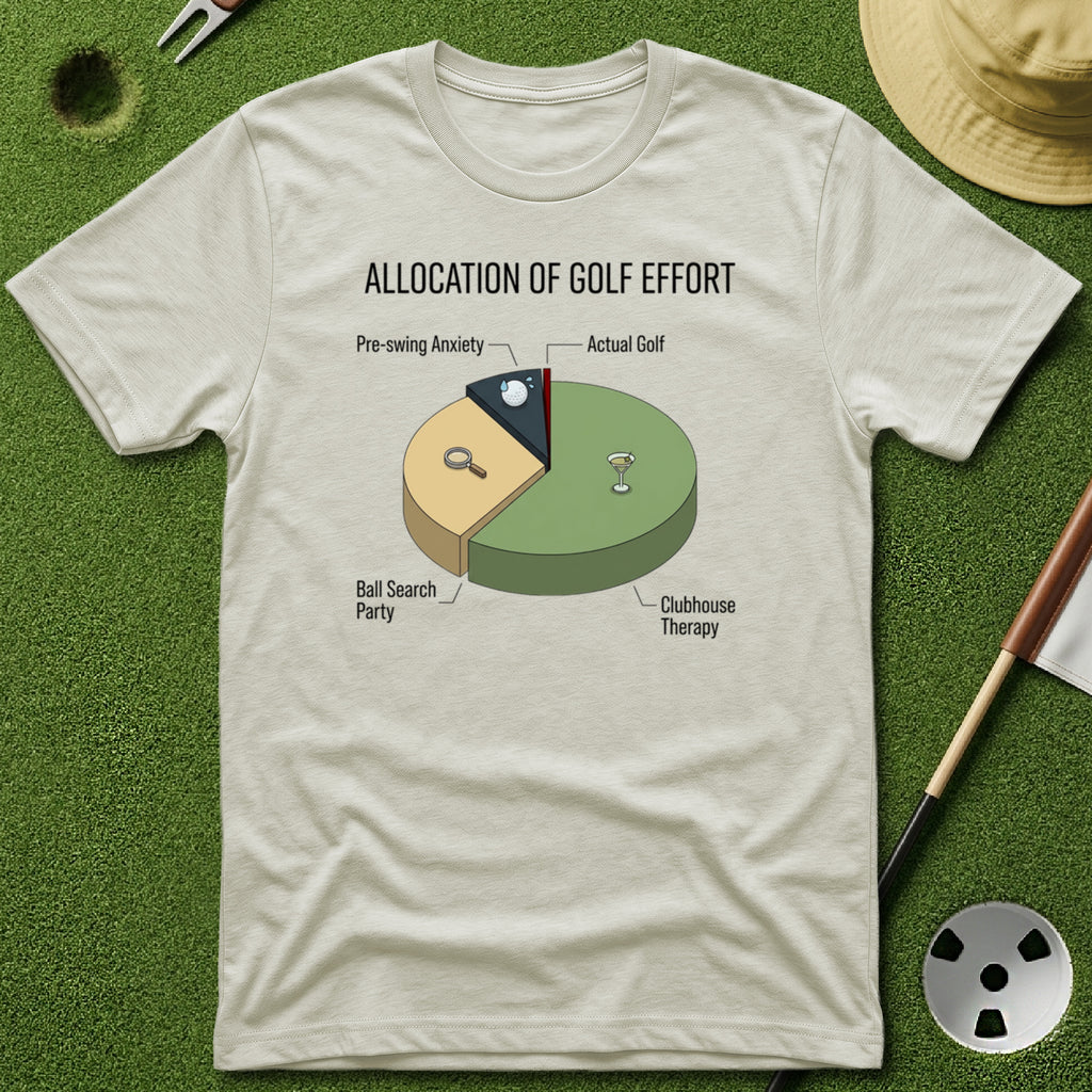 Allocation of Golf Effort T-Shirt