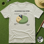 Allocation of Golf Effort T-Shirt