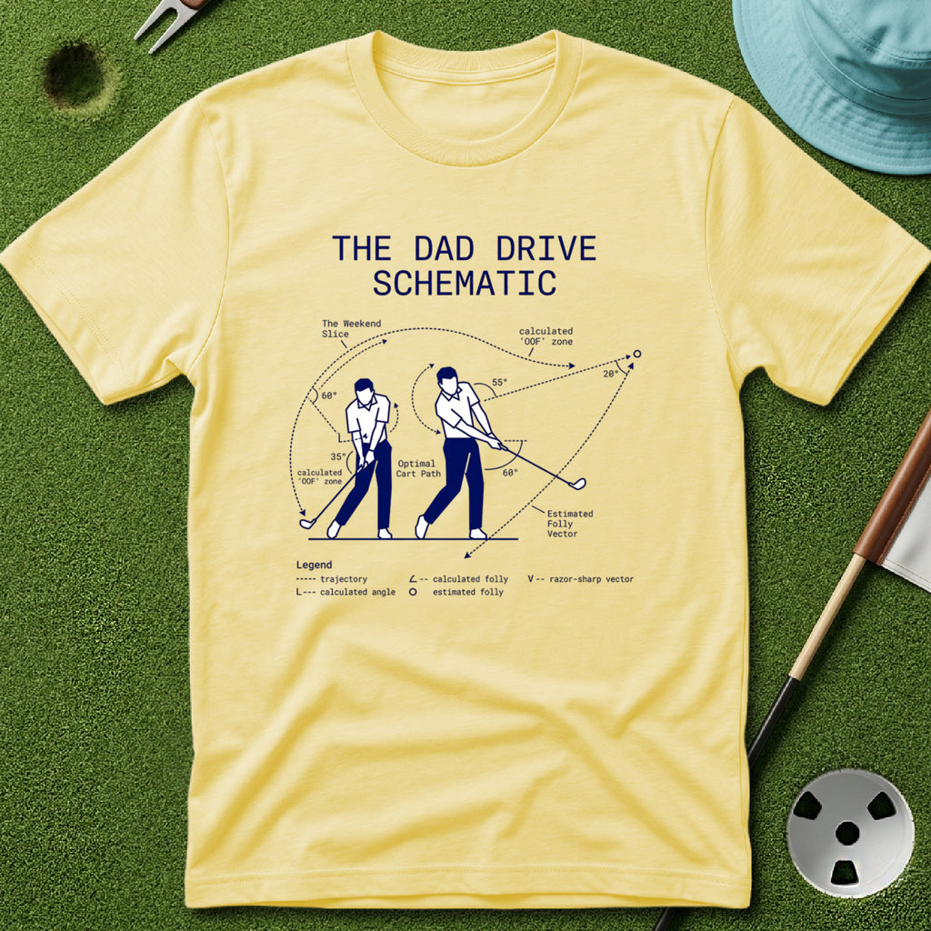 Dad Drive Schematic T-Shirt