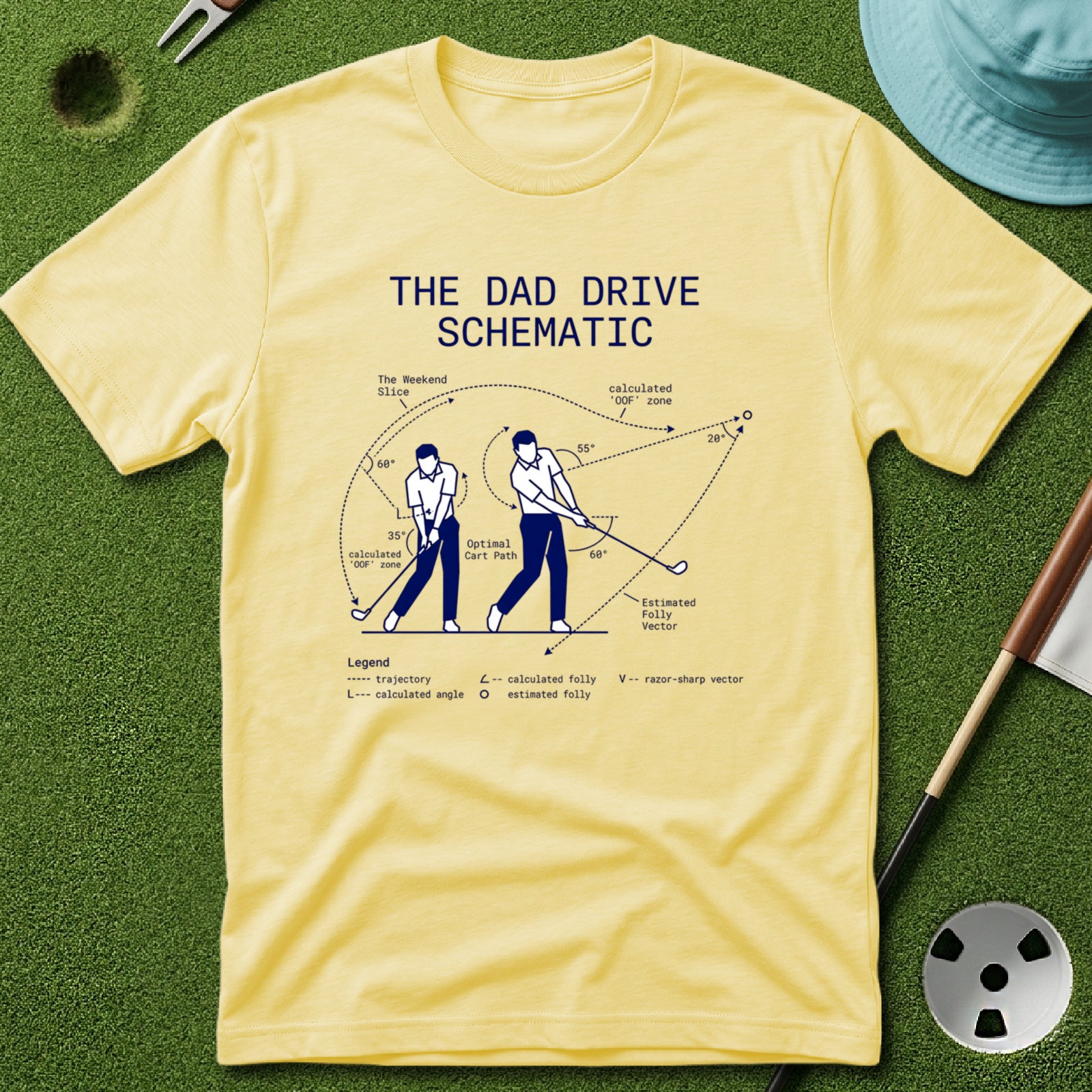 Dad Drive Schematic T-Shirt