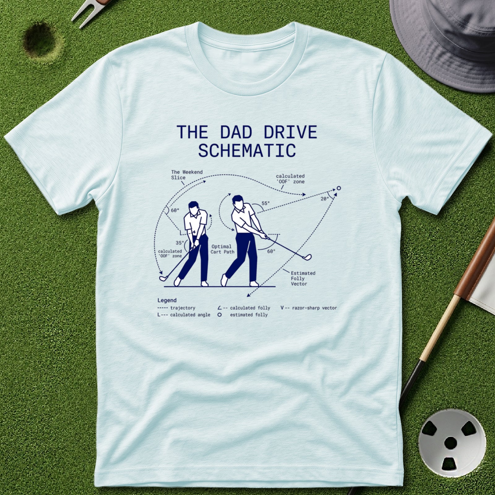 Dad Drive Schematic T-Shirt