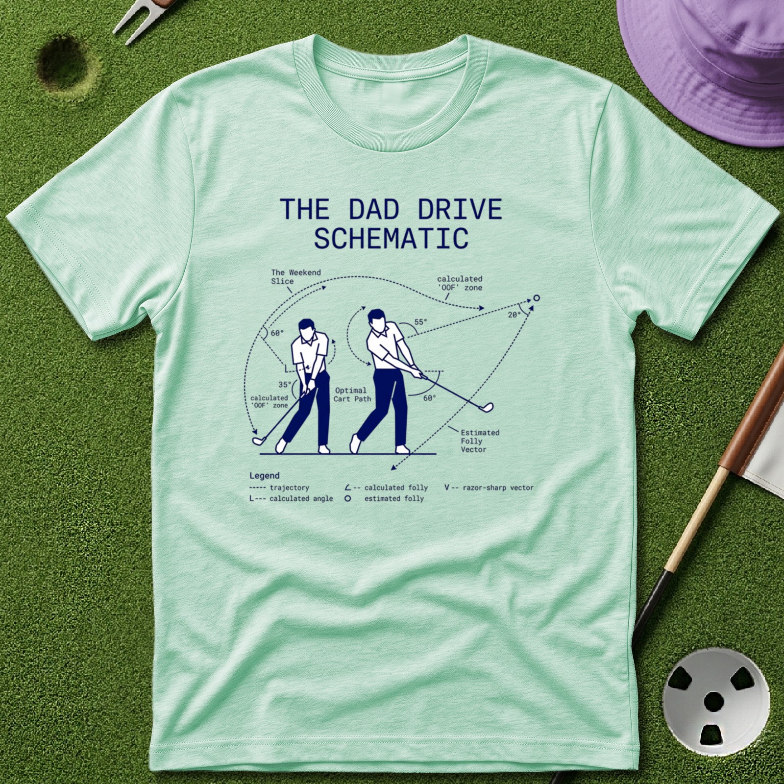 Dad Drive Schematic T-Shirt