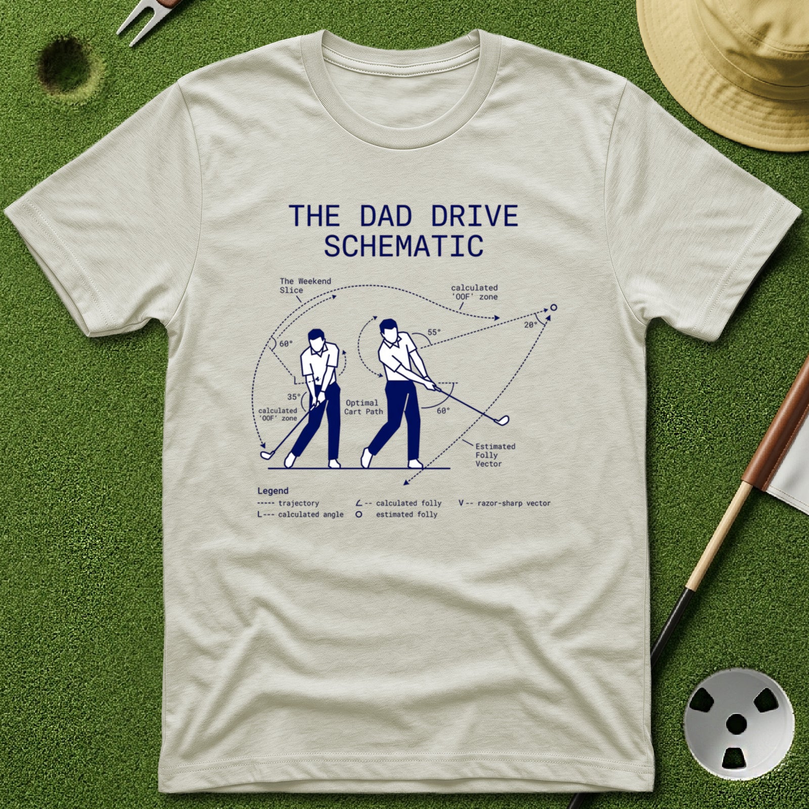 Dad Drive Schematic T-Shirt