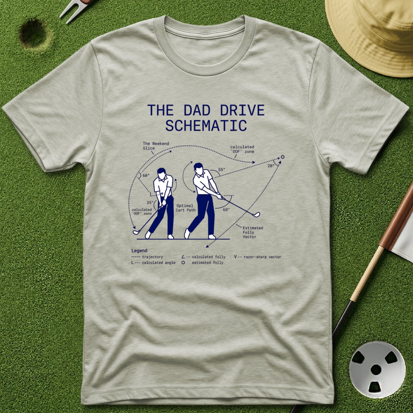 Dad Drive Schematic T-Shirt