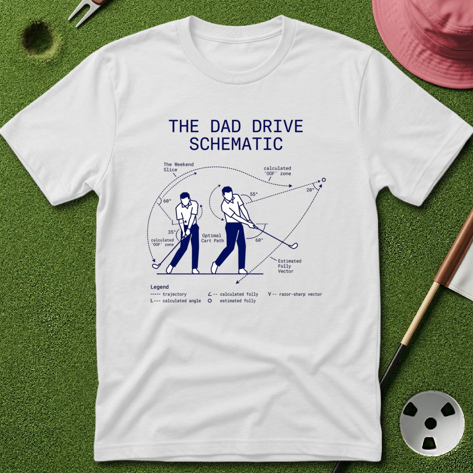 Dad Drive Schematic T-Shirt