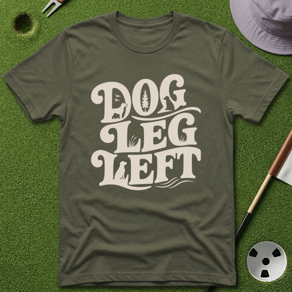 Dog Leg Left Spellout T-Shirt
