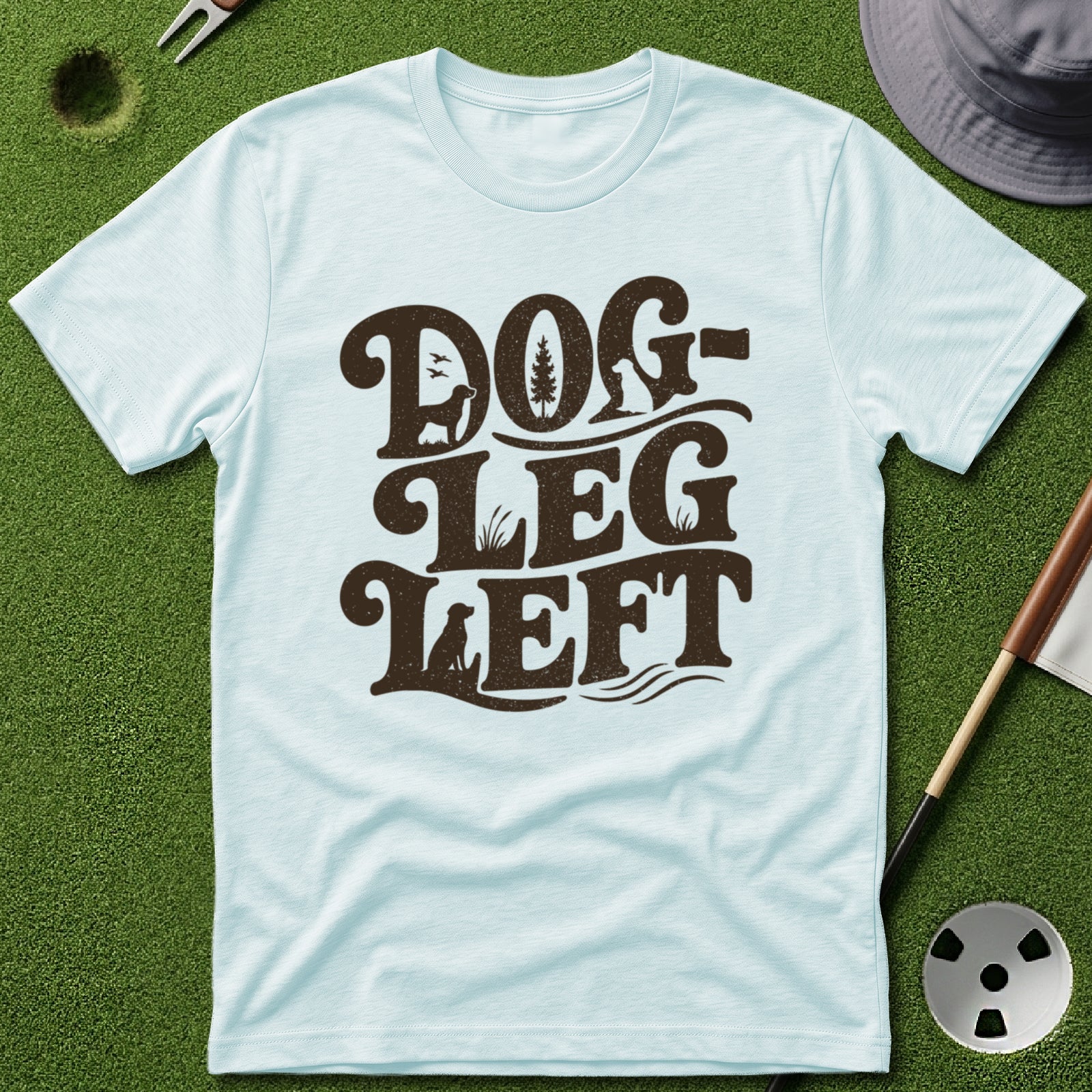 Dog-Leg Left Type T-Shirt